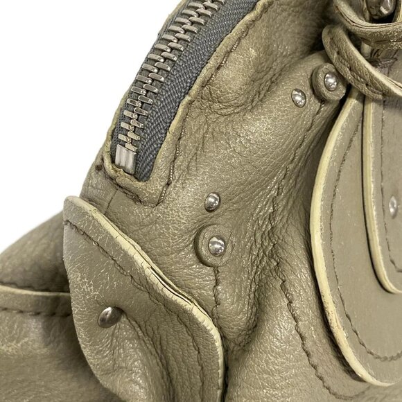 Auth Chloe Paddington Gray Leather Handbag - Picture 14 of 16